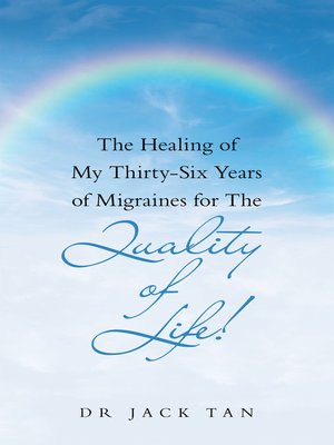 cover image of The Healing of My Thirty-Six Years of Migraines for the Quality of Life!